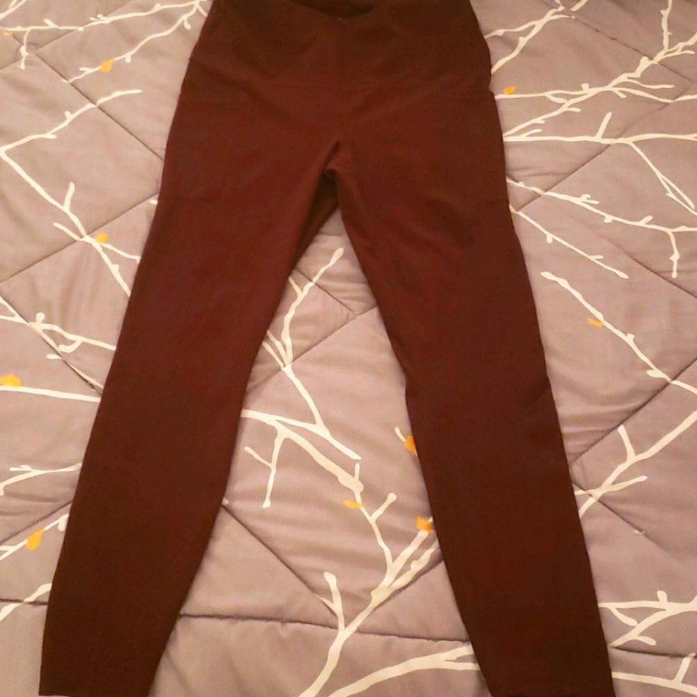 Maroon Leggings